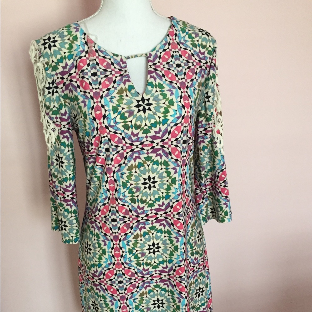 Crochet Embellished BOhO Spandex 👗Size S